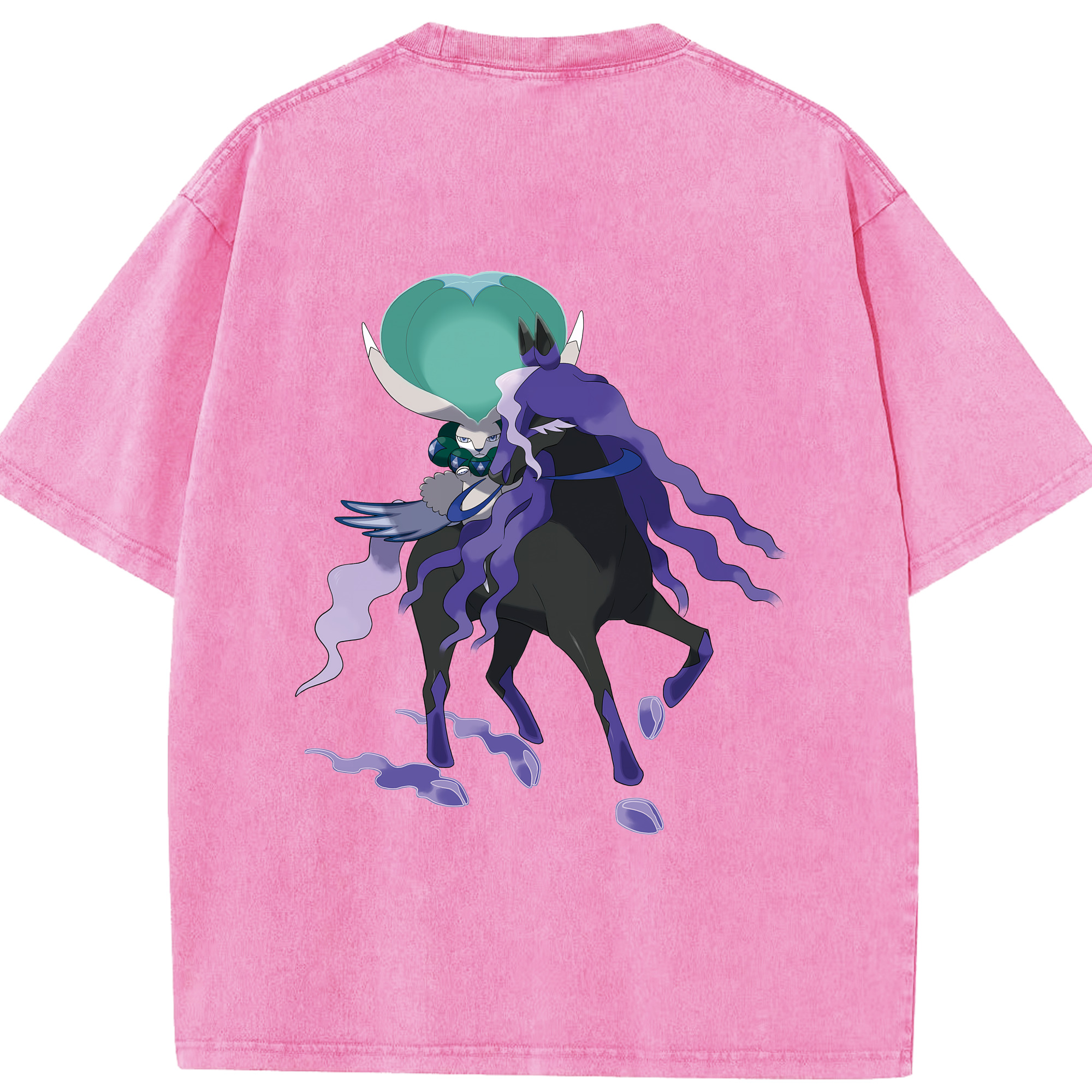 （画像用） ポケットモンスター Pokémon 綿100% ヴィンテージ風 半袖Tシャツ（背面プリント）
